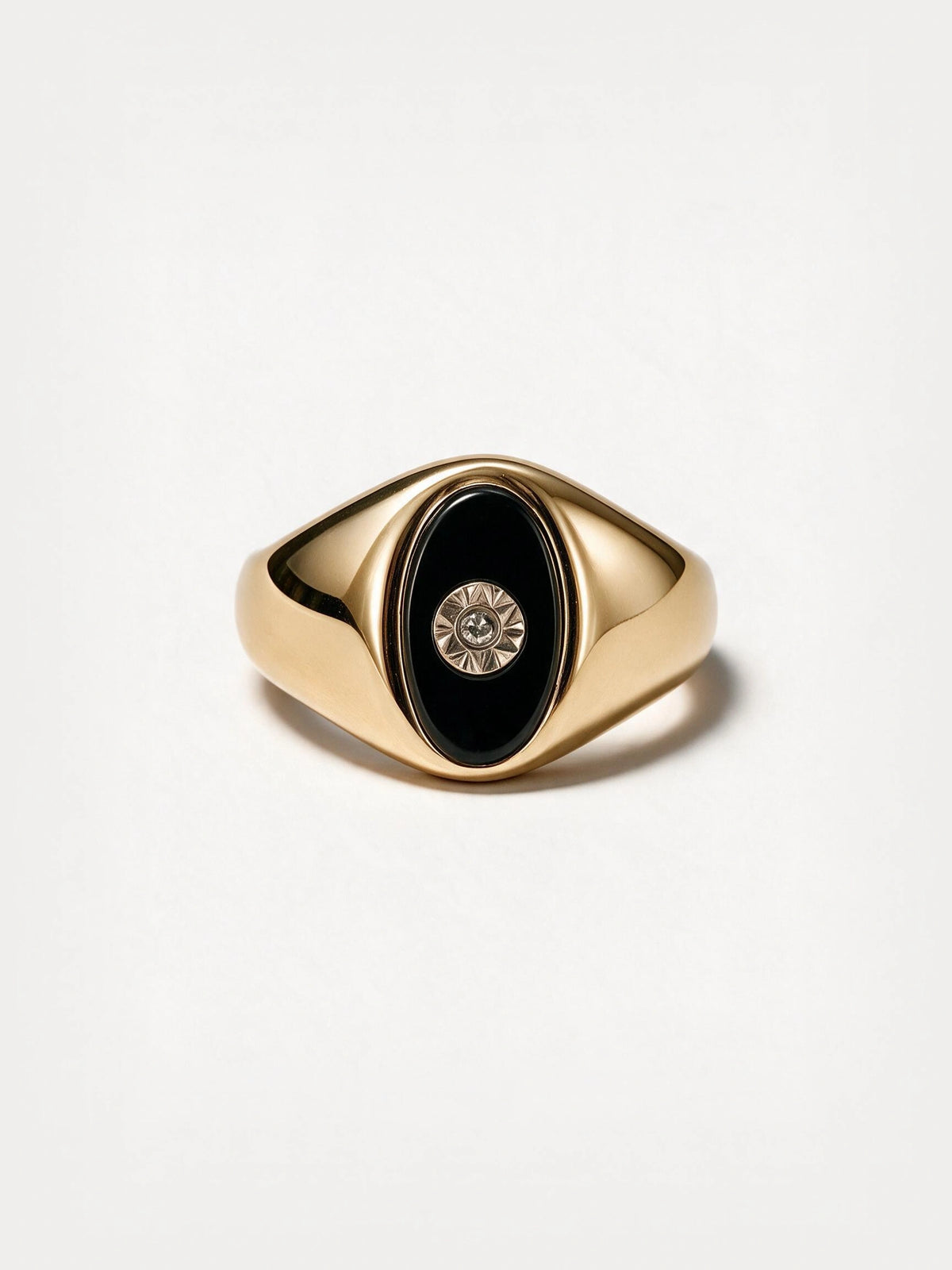 Vintage Onyx Signet Ring