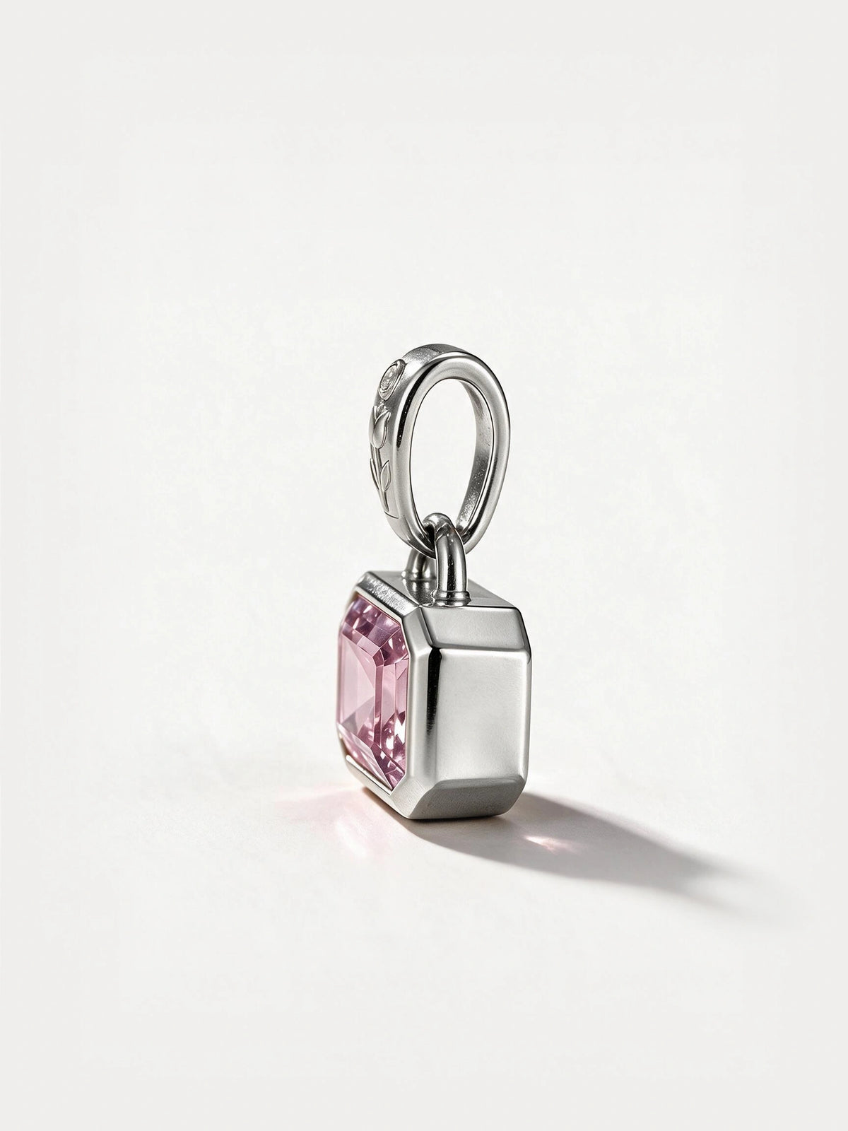 Kunzite & Diamond Pendant